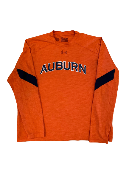 Eli Stove Auburn Football Team Issued Long Sleeve T-Shirt (Size L)