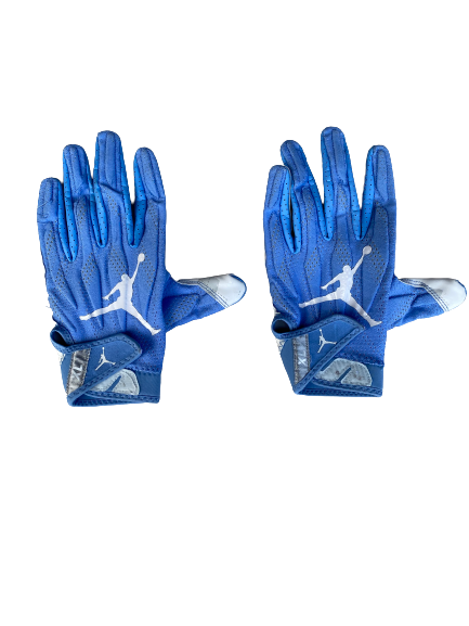 Myles Wolfolk North Carolina Player Exclusive Football Gloves (2 Left Hands)