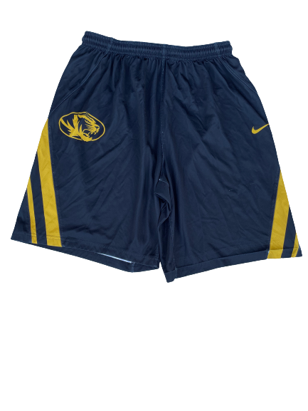 Mitchell Smith Missouri Basketball Player Exclusive "PLAY HARD" Practice Shorts (Size XL)