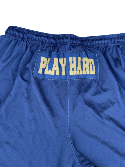 Mitchell Smith Missouri Basketball Player Exclusive "PLAY HARD" Practice Shorts (Size XL)