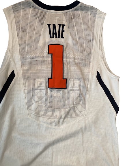 Jaylon Tate Illinois Basketball 2013-2014 Game Worn Jersey (Size 48)