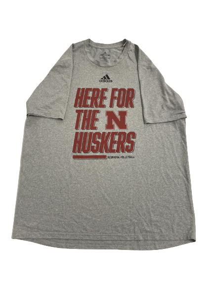 Callie Schwarzenbach Nebraska Volleyball Team-Issued Shirt (Size LT)