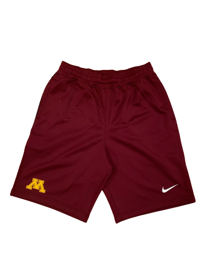 Hunt Conroy Minnesota Basketball Team Issued Sweatshorts (Size M)