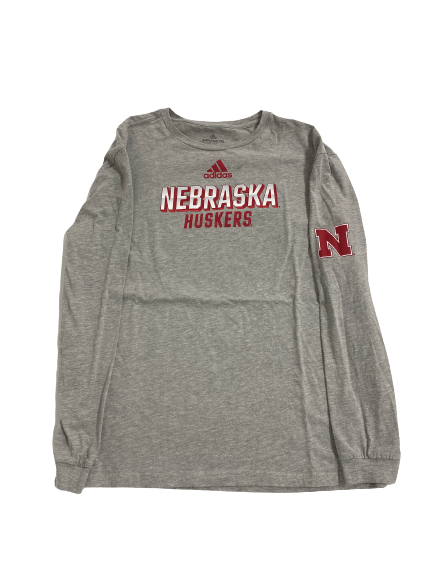 Callie Schwarzenbach Nebraska Volleyball Team-Issued Long Sleeve Shirt (Size XL)