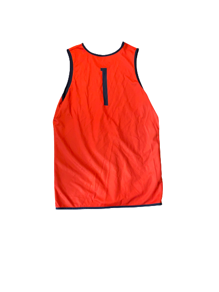 Jaylon Tate Illinois Basketball Reversible Practice Jersey (Size L)