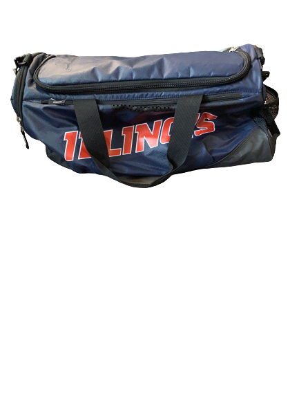 Jaylon Tate Illinois Basketball Team Issued Travel Duffel Bag
