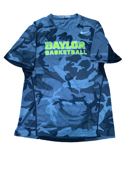 Jared Butler Baylor Basketball Team Issued Workout Shirt (Size L)