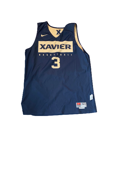 Quentin Goodin Xavier Reversible Practice Jersey (Size L)