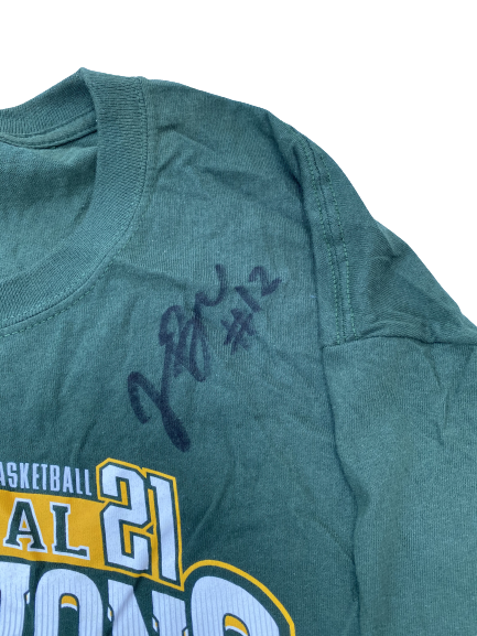 Jared Butler Baylor Basketball SIGNED National Champions Shirt (Size L)