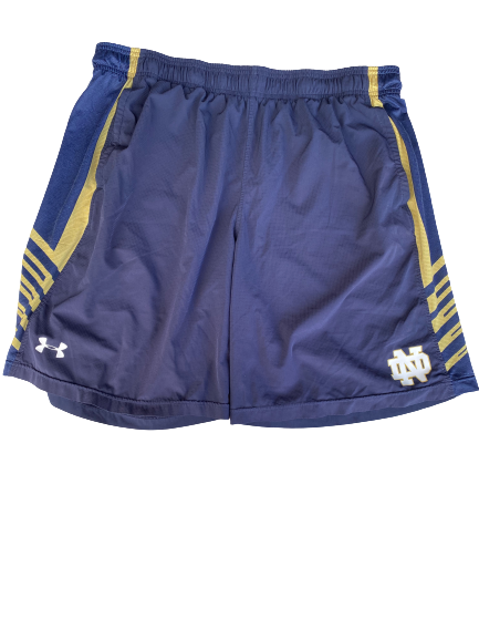 Tommy Kraemer Notre Dame Football Workout Shorts (Size XXL)