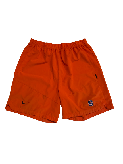 Erik Slater Syracuse Football Team Issued Workout Shorts (Size XL)