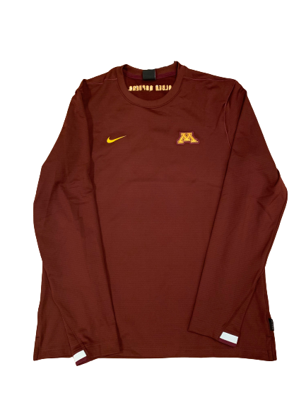 Hunt Conroy Minnesota Basketball Team Issued Crew Neck Sweatshirt (Size L)
