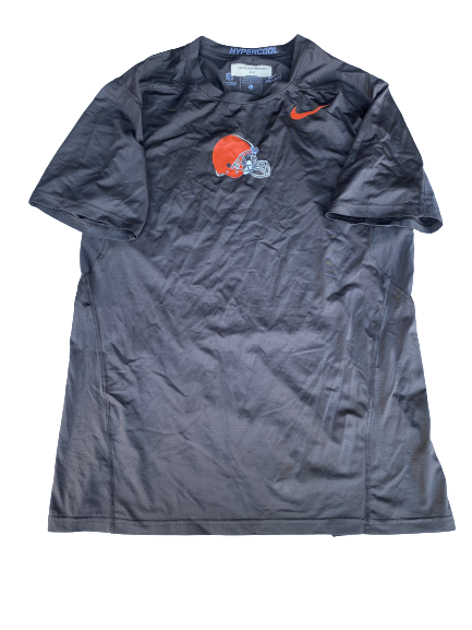 Mark Herndon Cleveland Browns Team Issued Workout Set - Shirt & Tank (Size L)