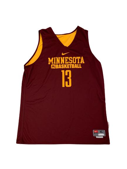 Hunt Conroy Minnesota Basketball Team Issued Reversible Practice Jersey (Size XL)