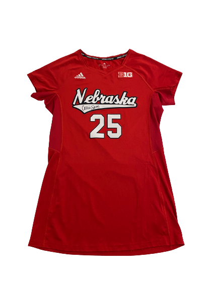 Callie Schwarzenbach Nebraska Volleyball Signed Game-Worn Jersey (Size LT)