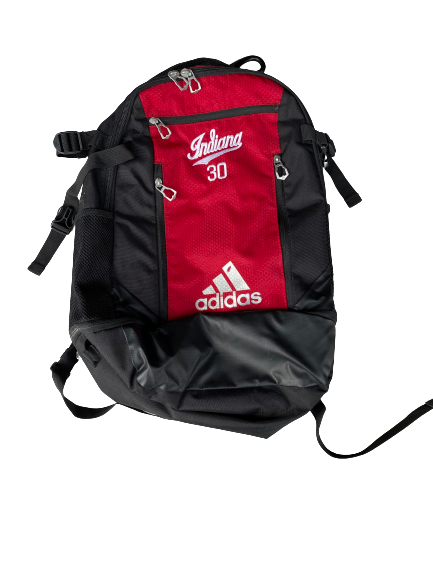 Scotty Bradley Indiana Baseball Backpack with Number