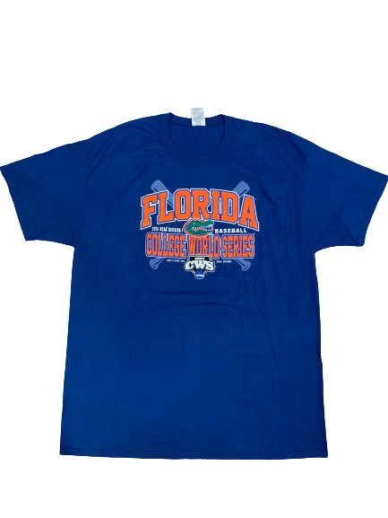 Shaun Anderson Florida Team Issued College World Series Shirt (Size XL)