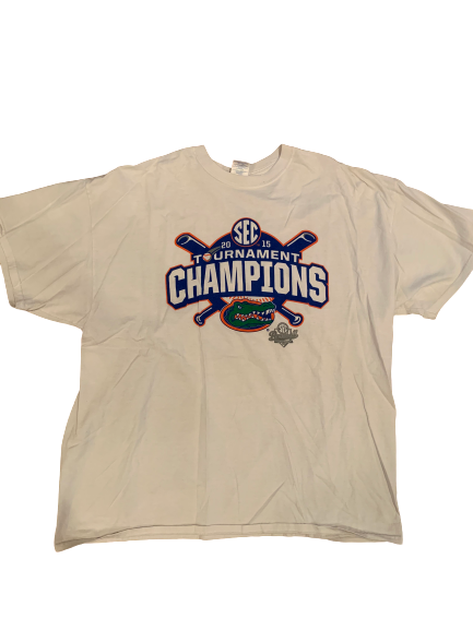 Shaun Anderson Florida Team Issued SEC Tournament Shirt (Size XXL)