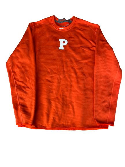 Scotty Bradley Princeton Baseball Fitted Thermal Long Sleeve Shirt (Size XL)