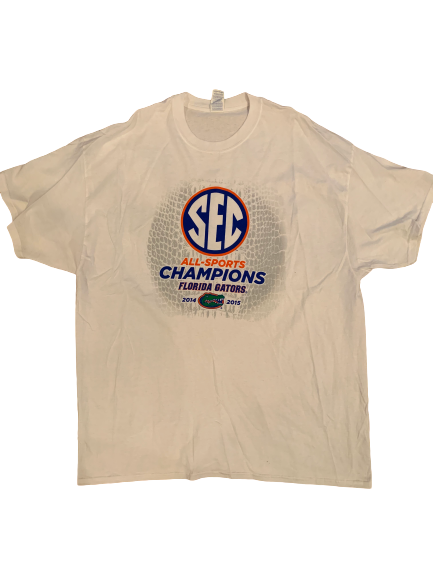 Shaun Anderson Florida Team Issued SEC Champions Shirt (Size XXL)