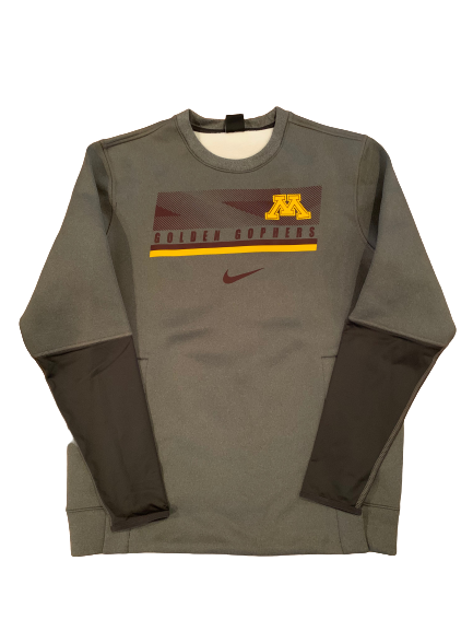 Hunt Conroy Minnesota Basketball Team Issued Crew Neck Sweatshirt (Size M)