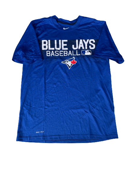 Scotty Bradley Toronto Blue Jays Team Issued Shirt (Size M)