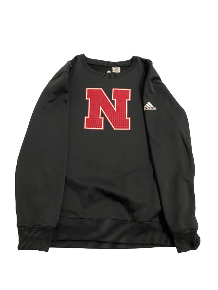 Callie Schwarzenbach Nebraska Volleyball Team-Issued Crewneck Sweatshirt (Size L)