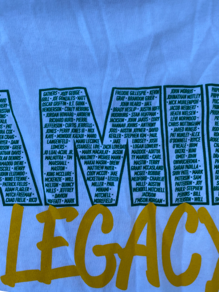 Jared Butler Baylor Basketball Team Issued Workout Shirt (Size 2XL)