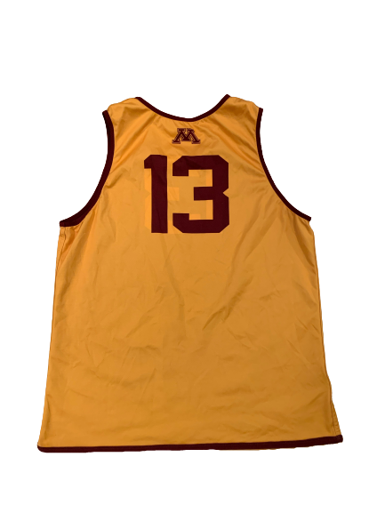 Hunt Conroy Minnesota Basketball Team Issued Reversible Practice Jersey (Size L)