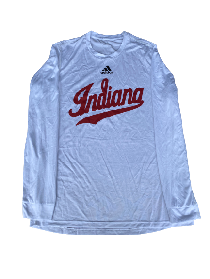Scotty Bradley Indiana Baseball Long Sleeve Shirt (Size LT)
