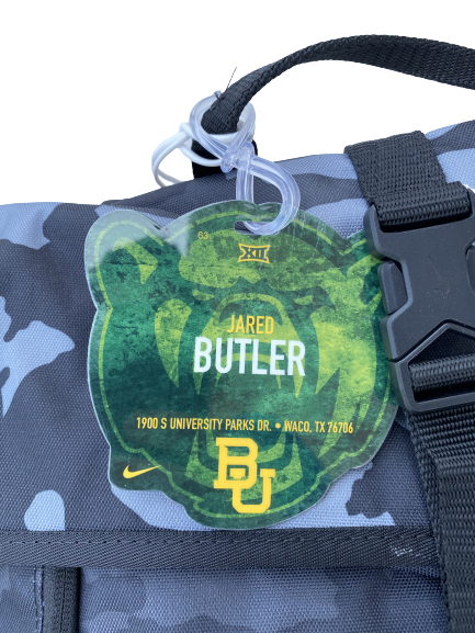 Jared Butler Baylor Basketball Player Exclusive Backpack with Player Tag