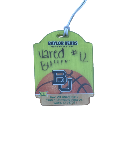 Jared Butler Baylor Basketball Player Exclusive Backpack with Player Tag