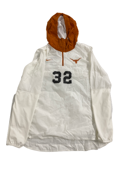 Prince Dorbah Texas Football Player-Exclusive Windbreaker With Number (Size XL)