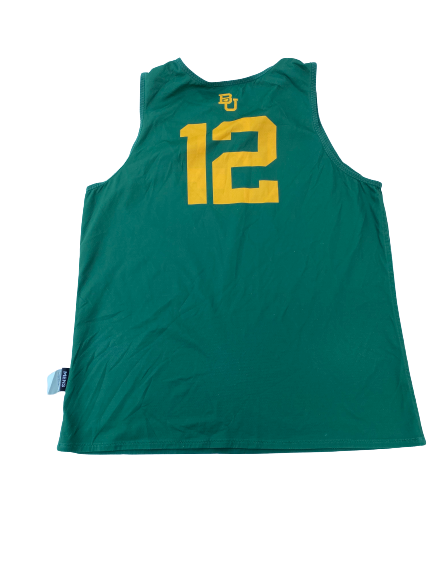 Jared Butler Baylor Basketball Player Exclusive Practice Worn Reversible Practice Jersey (Size L)