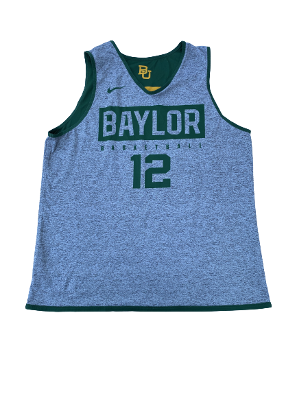 Jared Butler Baylor Basketball Player Exclusive Practice Worn Reversible Practice Jersey (Size L)