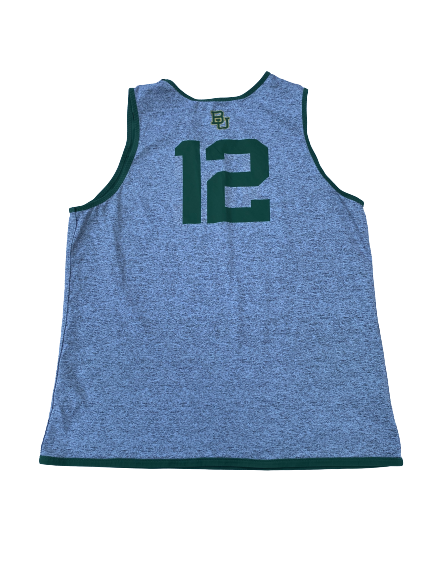 Jared Butler Baylor Basketball Player Exclusive Practice Worn Reversible Practice Jersey (Size L)
