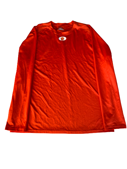 Kevin Bradley Clemson Baseball Workout Set - Long Sleeve Shirt & Shorts (Size XL)