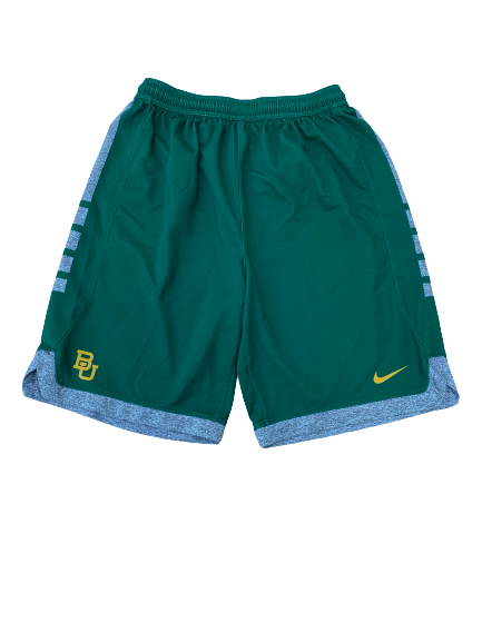 Jared Butler Baylor Basketball Player Exclusive Practice Shorts (from Macio Teague) (Size M)