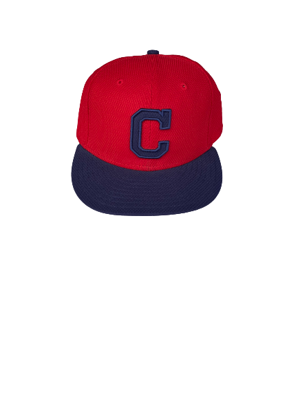 Kevin Bradley Cleveland Indians Game Hat (Size 7 3/8)