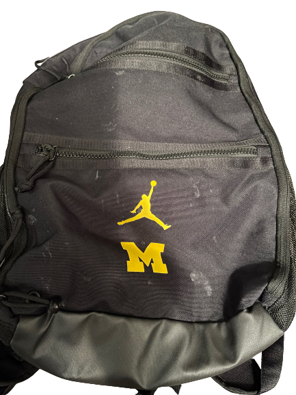 Hailey Brown Michigan Basketball Team Issued Backpack
