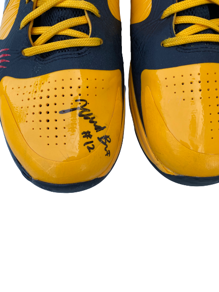 Jared Butler Baylor Basketball SIGNED Shoes (Size 14)