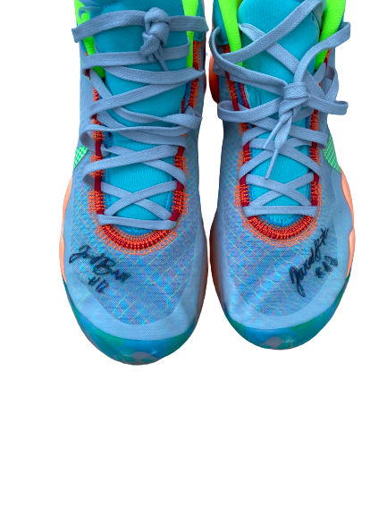 Jared Butler Baylor Basketball SIGNED Shoes (Size 12)