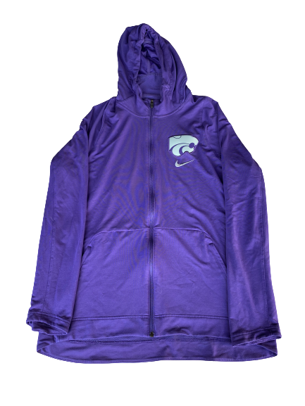Pierson McAtee Kansas State Basketball Exclusive Full-Zip Warm-Up Jacket (Size XL)