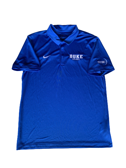 Lummie Young Duke Football Team Exclusive "FUTURE" Travel Polo (Size L)