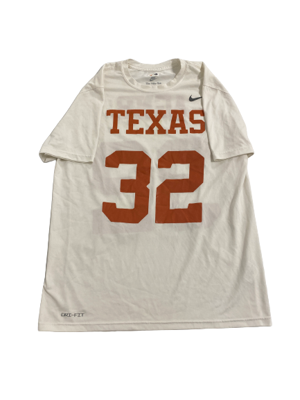 Prince Dorbah Texas Football Player-Exclusive "ALL GAS NO BREAKS" T-Shirt with Number (Size L)