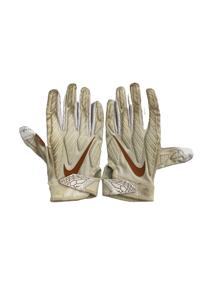 Prince Dorbah Texas Football Player-Exclusive Gloves (Size XXL)