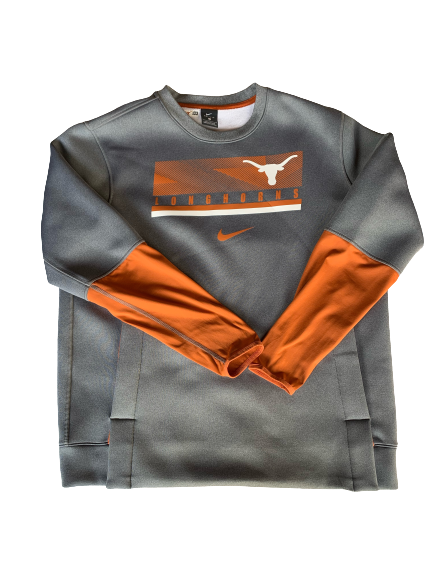 Gabriel Watson Texas Football Team Issued Heavy Crew Neck Sweatshirt (Size L)