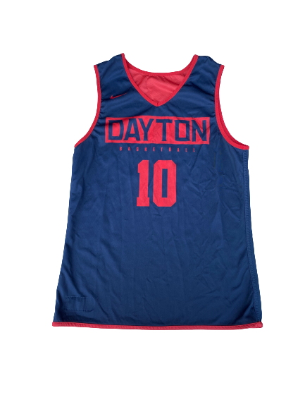 Jalen Crutcher Dayton Basketball SIGNED Player Exclusive Reversible Practice Jersey (Size S)