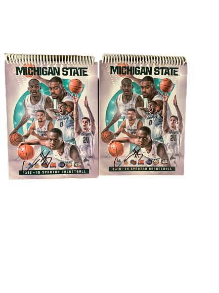 Cassius Winston Michigan State Basketball Signed Media Guide (1 of 2)