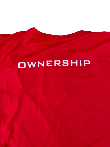 Michael Spears Ole Miss Baseball Team Exclusive "Ownership" Workout Shirt (Size 2XL)